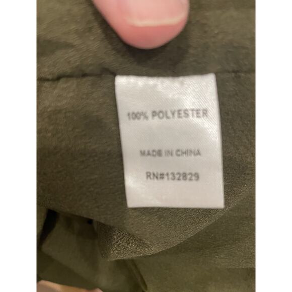 Superdown Dress Medium Green Mini Eili Tie Bodycon Slit Casual Sundress Revolve - Picture 5 of 9